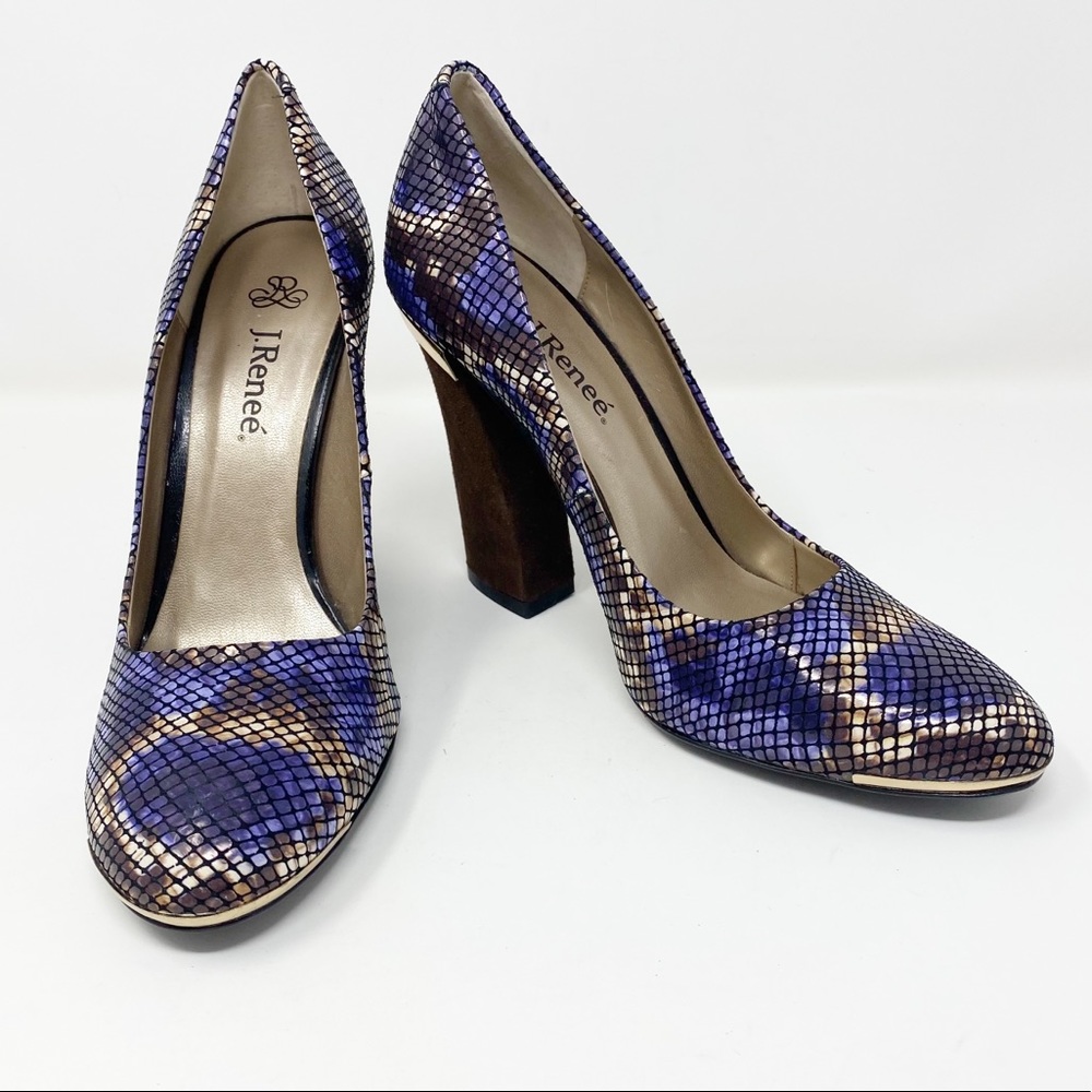 J.RENEE RATTLE SNAKE PRINT PUMP 9 - Picture 3 of 13